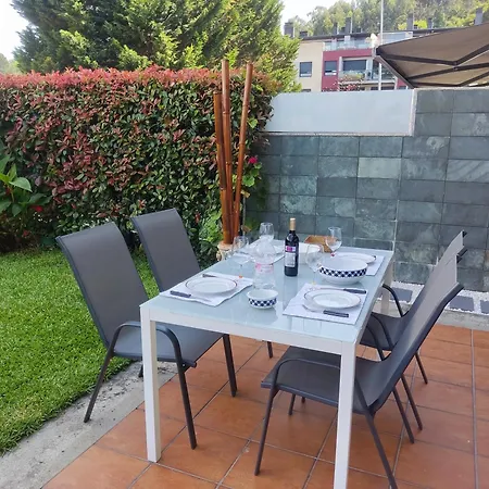 Con Jardin Frente A La Playa شقة *